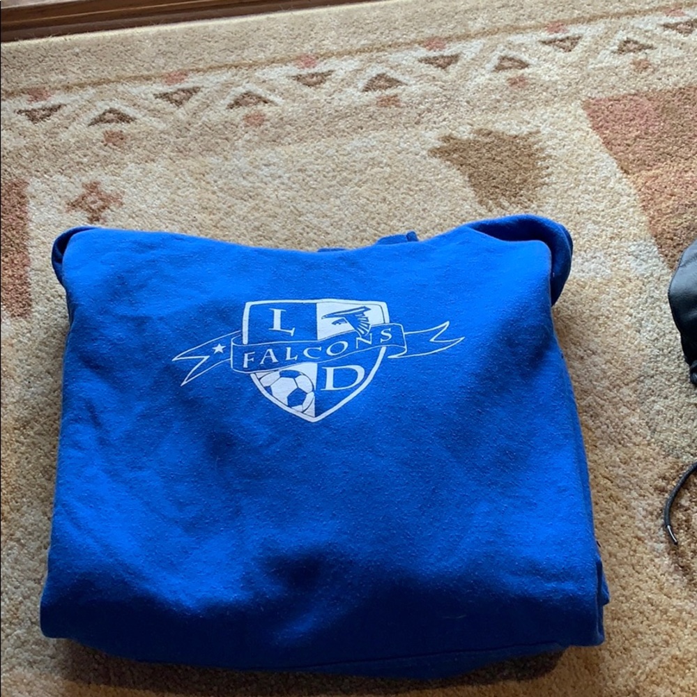 Blue Lower Dauphin Soccer sweatshirt